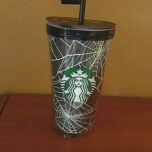 ✨Starbucks Halloween 2021 Glow in Dark Web Tumbler